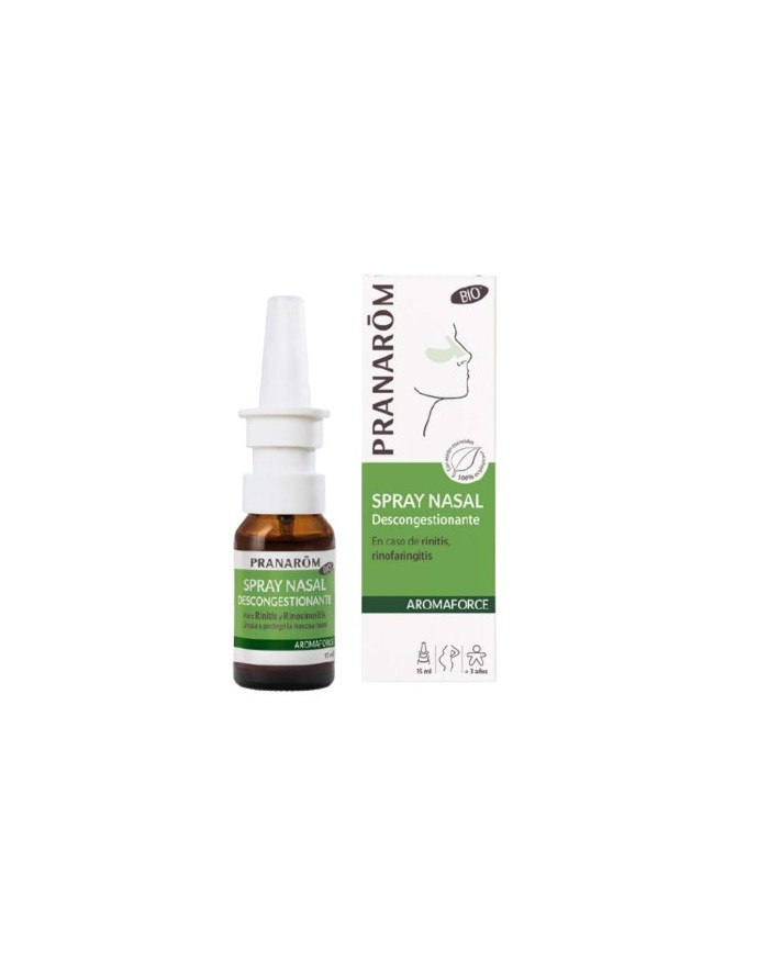 Pranarom Aromaforce Nasal Spray Decongests 15 ml