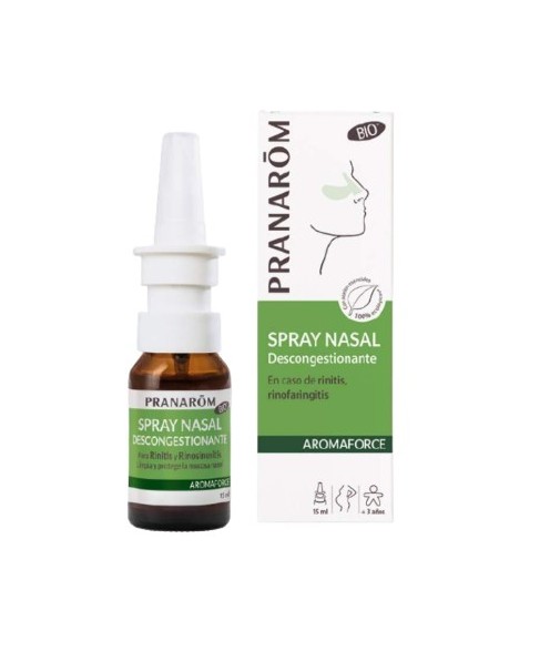 Pranarom Aromaforce Nasal Spray Decongests 15 ml