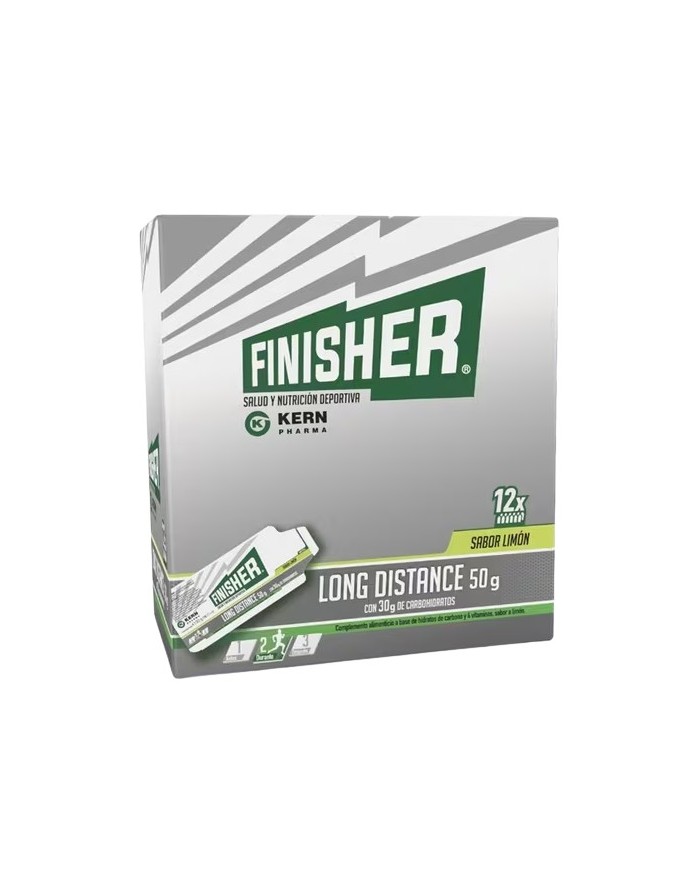 Finisher Long Distance Gel Limón 50 gramos 12 sobres