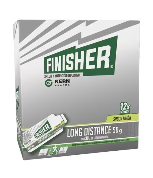 Finisher Long Distance Gel Limón 50 gramos 12 sobres