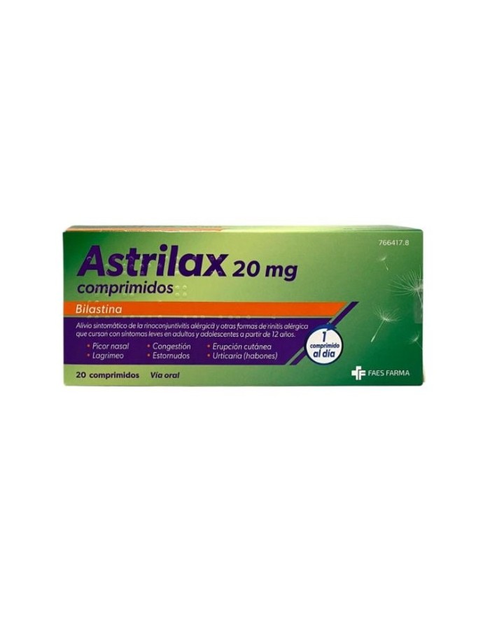 Astrilax 20 mg 20 Comprimidos
