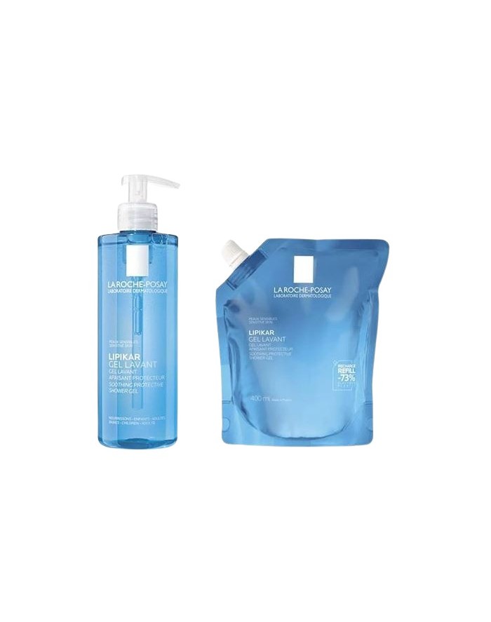 LRP Pack Lipikar Gel Lavant + Refill 400 ml