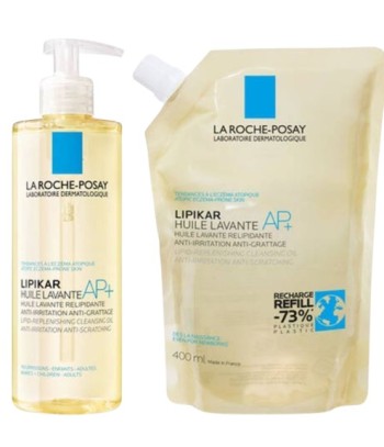 LRP Pack Lipikar Cleansing Oil AP + Refill 400 ml