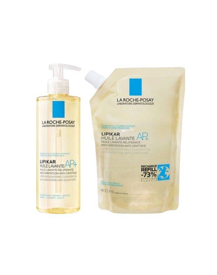 LRP Pack Lipikar Huile Lavante AP + Refill 400 ml
