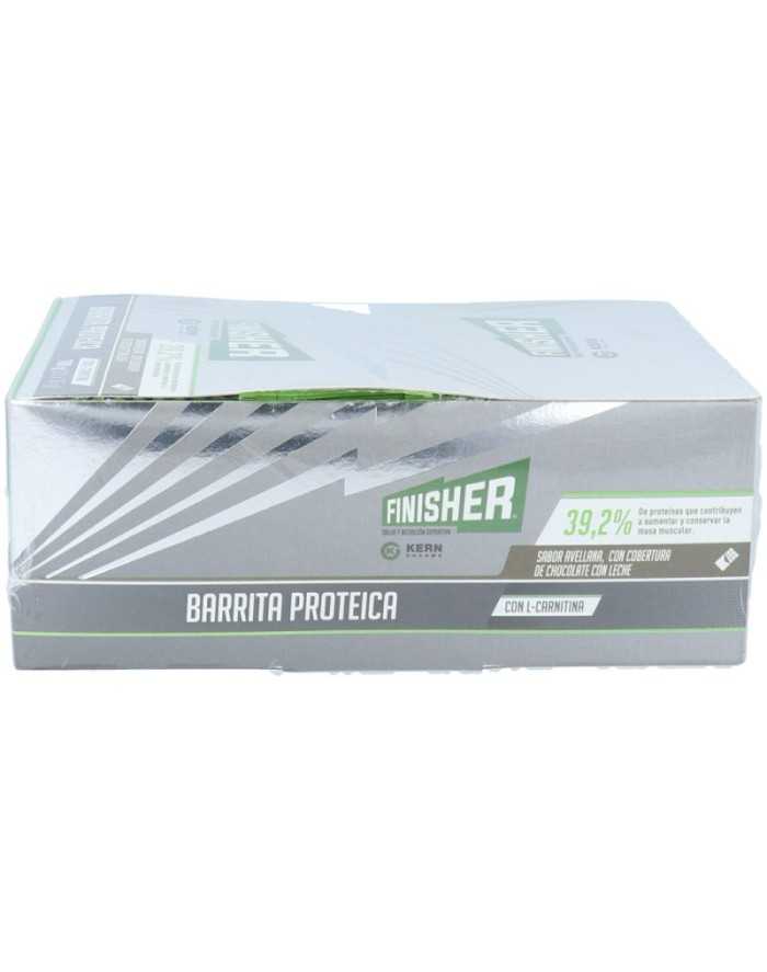 Finisher Barrita Porteica Sabor Avellana + Chocolate con Leche 20 barritas 35 gramos