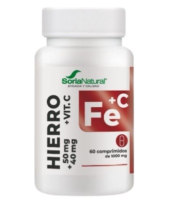 Soria Natural Hierro + Vitamina C 60 comprimidos