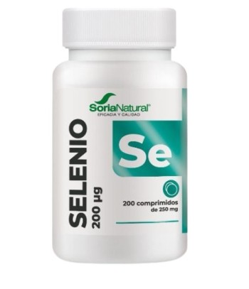 Soria Natural Selenio 200 mg 200 comprimidos.