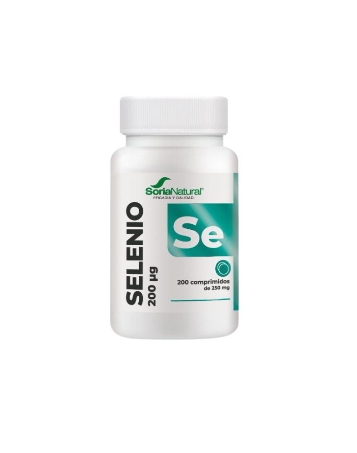 Soria Natural Selenio 200 mg 200 comprimidos.