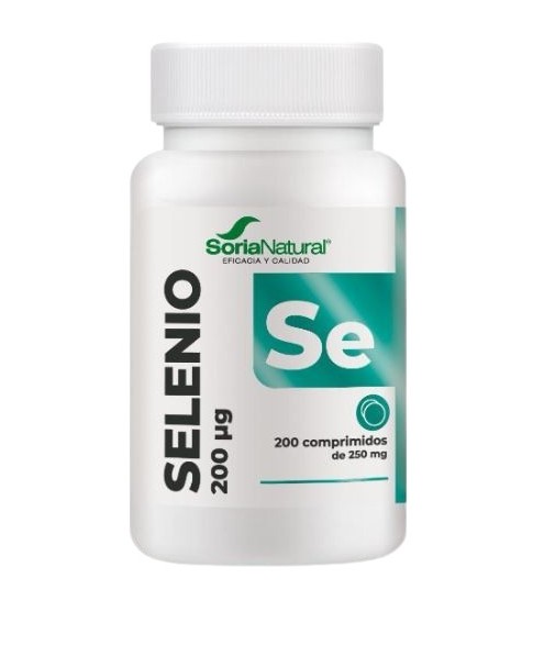 Soria Natural Selenio 200 mg 200 comprimidos.