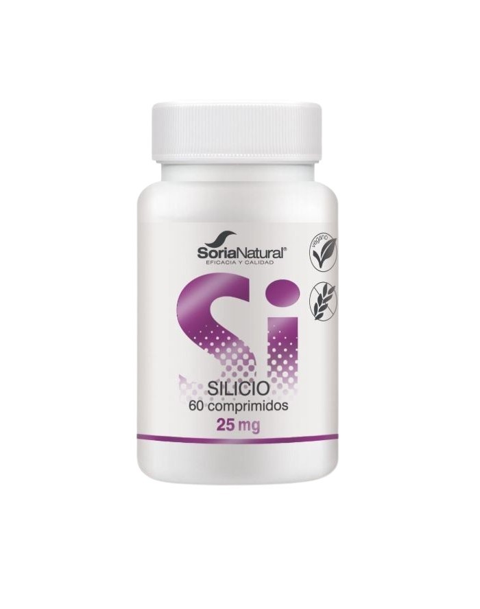 Soria Natural Silicio 25 mg 60 comprimidos