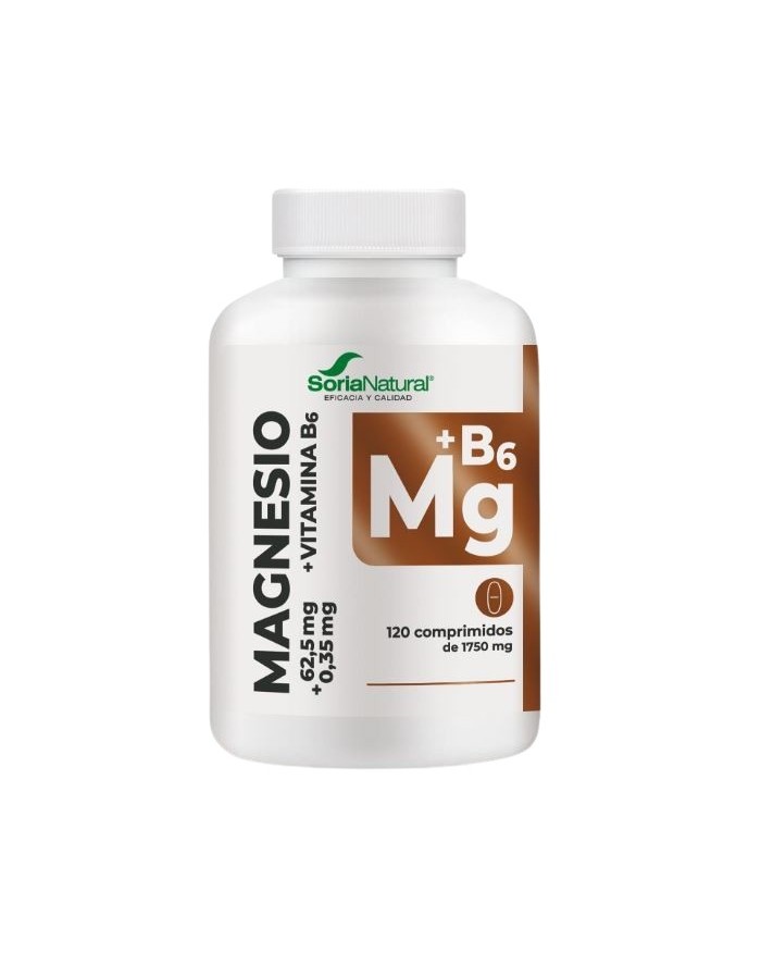Soria Natural Magnesium + Vitamin B6 120 tablets
