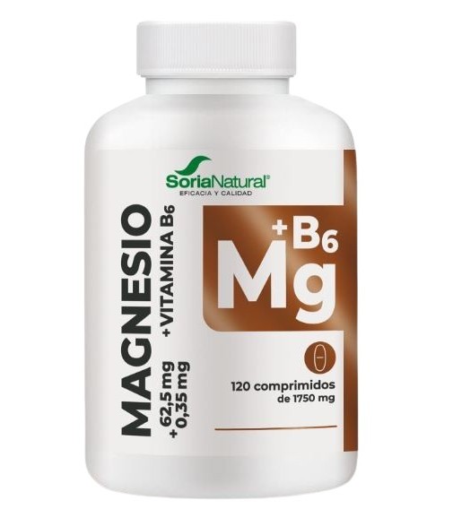 Soria Natural Magnesio + Vitamina B6 120 comprimidos