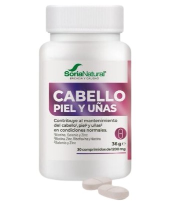 Soria Natural Cabello, Piel y Uñas 30 comprimidos
