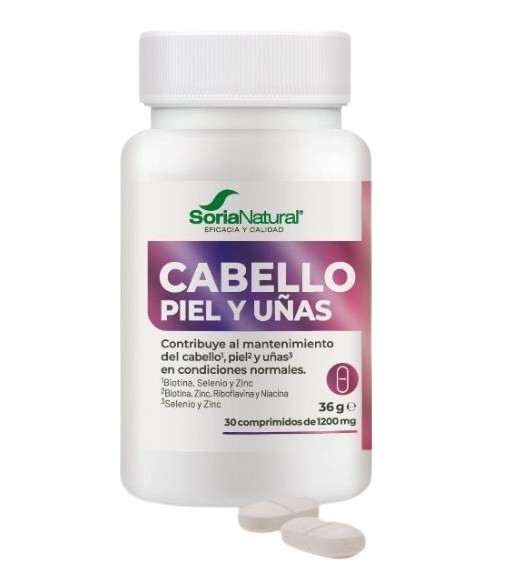 Soria Natural Cabello, Piel y Uñas 30 comprimidos