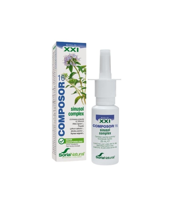 Soria Natural Sinusol Complex Composor 16 Spray 25 ml