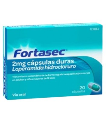 Compra  FORTASEC 2 mg capsulas duras , 20 cápsulas en Farmaten