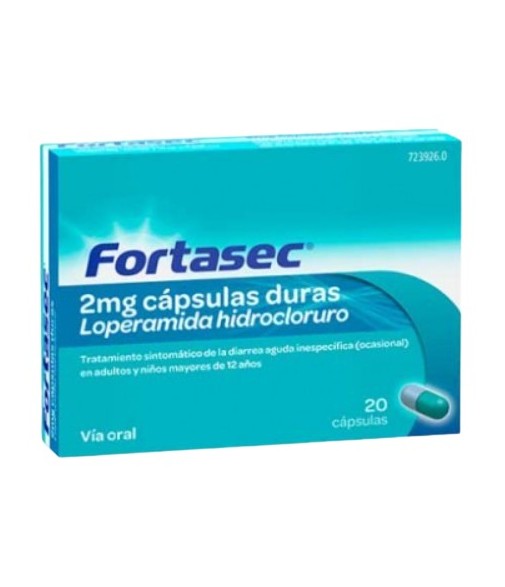 Buy FORTASEC 2 mg hard capsules, 20 capsules at Farmaten