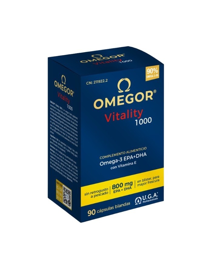 UGA Omegor Vitality 1000 90 Cápsulas