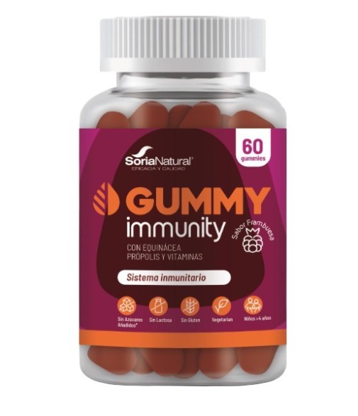 Soria Natural Gummy Inmunity Gominolas Inmunidad 60 gominolas