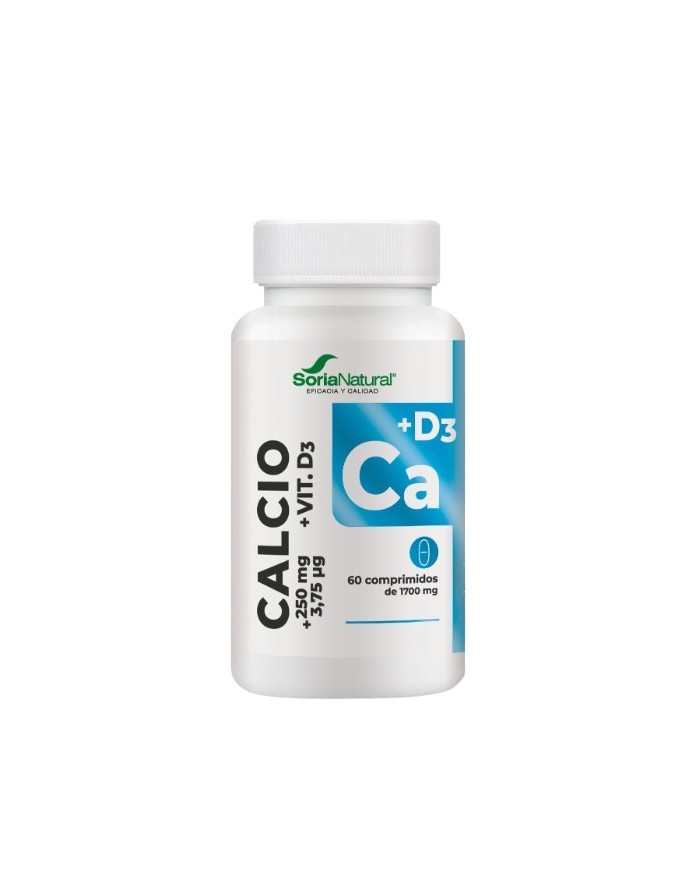 Soria Natural Calcio+D3 60 comprimidos