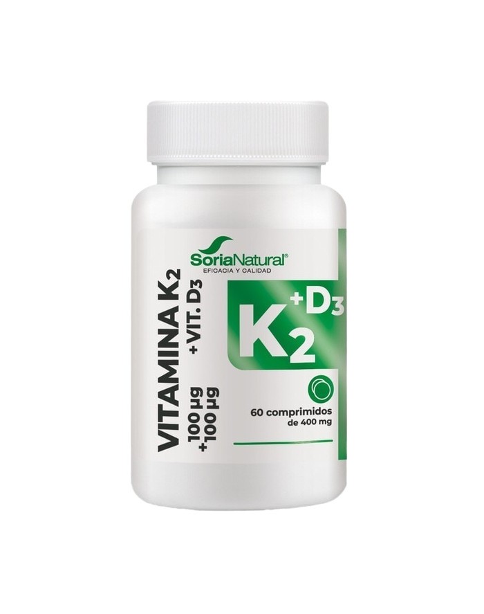 Soria Natural Vitamin D3+K2 60 tablets