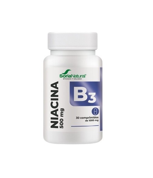 Soria Natural Vitamin B3 30 tablets