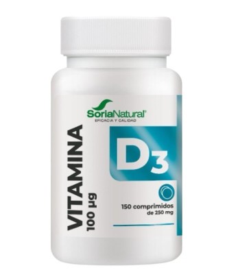 Soria Natural Vitamina D3 150 comprimidos