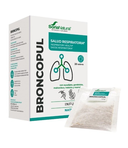 Soria Natural Natusor 25 Broncopul Tisana 20 units