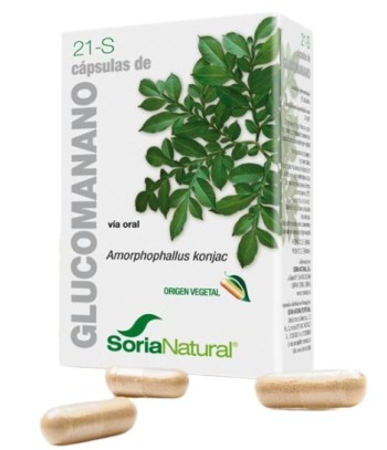 Soria Natural 21-S Glucomannan 60 capsules