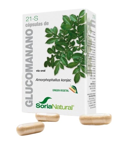 Soria Natural 21-S Glucomanano 60 cápsulas