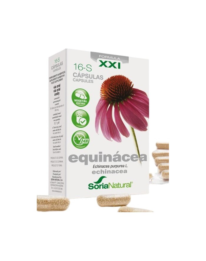 Soria Natural 16-S Echinacea 30 extended-release capsules