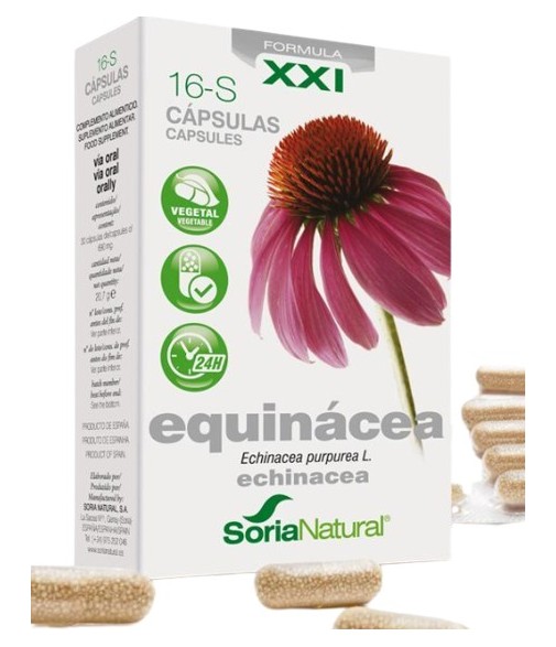 Soria Natural 16-S Echinacea 30 extended-release capsules