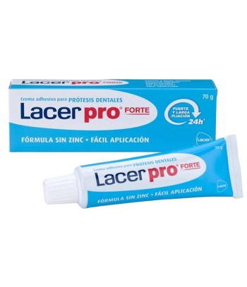 Lacer Pro Forte Crema Adhesiva Para Prótesis Dental 70 gramos