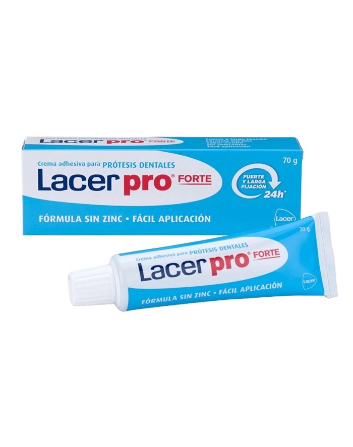 Lacer Pro Forte Crema Adhesiva Para Prótesis Dental 70 gramos