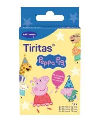 Tirita Hartmann Peppa Pig 3 Tallas 12 unidades