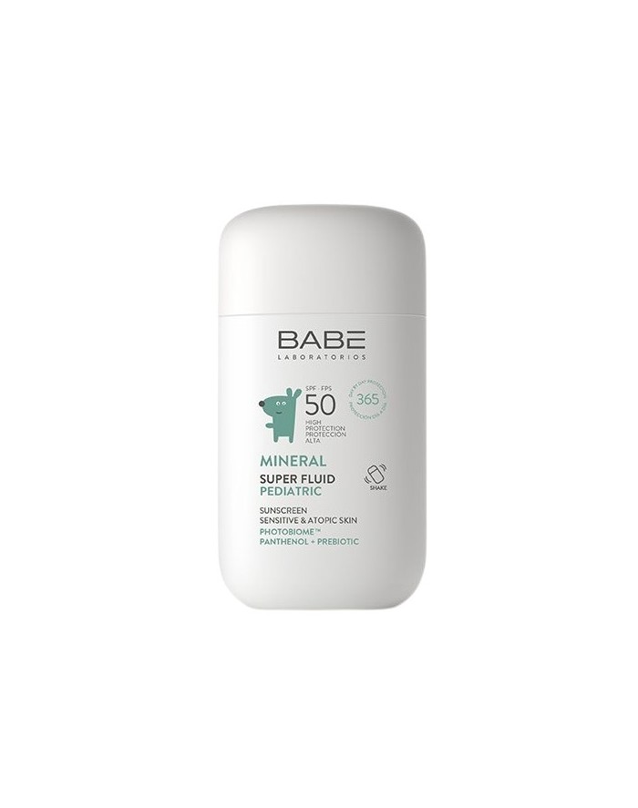 Babe Fotoprotector Mineral SPF50 Superfluid Pediatric 50 ml