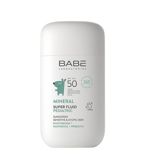 Babe Fotoprotector Mineral SPF50 Superfluid Pediatric 50 ml
