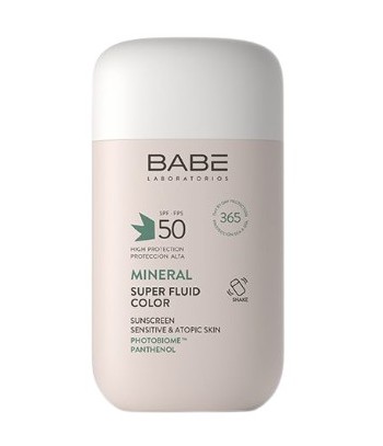 Babe Fotoprotector Mineral SPF50 Superfluid Color 50 ml