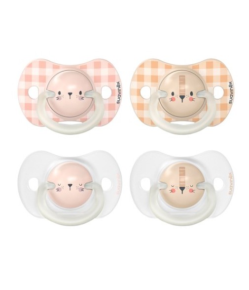 Suavinex Pacifier SX Pro Physiological Silicone Night & Day 0-6 m 2 Units