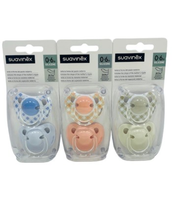 Suavinex Classic Anatomical Pacifier Sil 0-6 m 2 units
