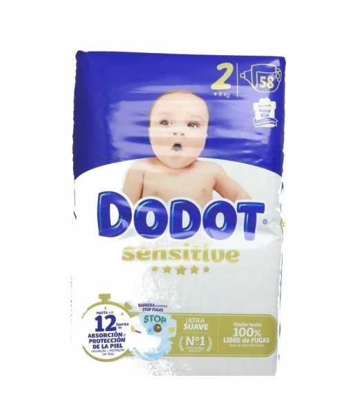 Dodot Sensitive Diaper T2 4-8 kg 58 units