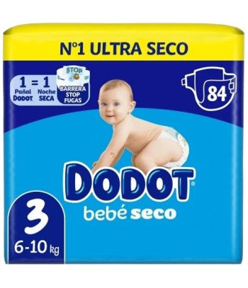 Pañal Dodot Bebé Seco T3 6-10 kg 84 uds