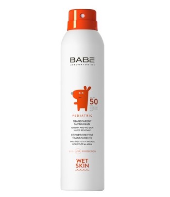 Babe Pediatrics Transparent Wet Skin Photoprotector SPF50 Spray 200 ml