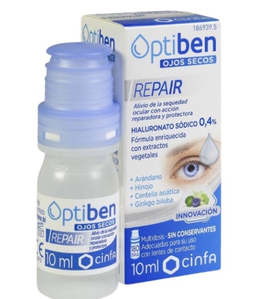 Optiben Ojos Secos Repair 10 ml