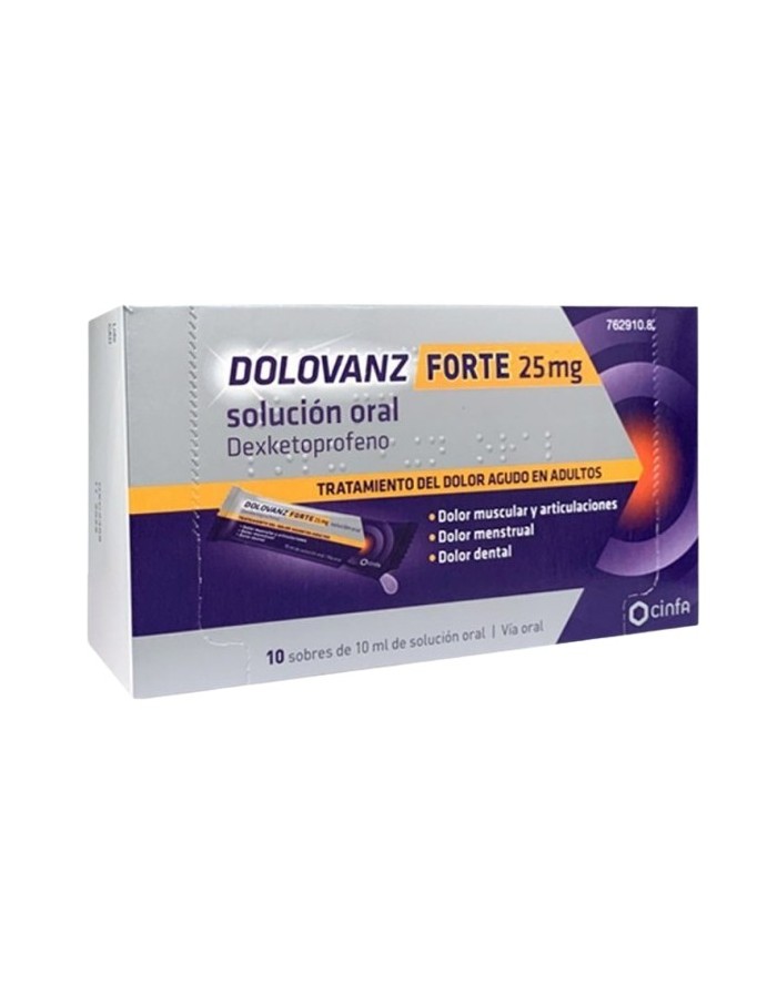 Dolovanz Forte 25 mg 10 Sobres
