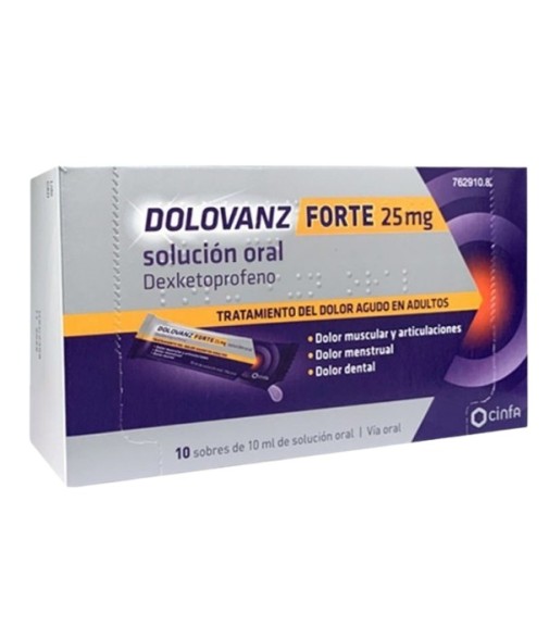 Dolovanz Forte 25 mg 10 Sobres