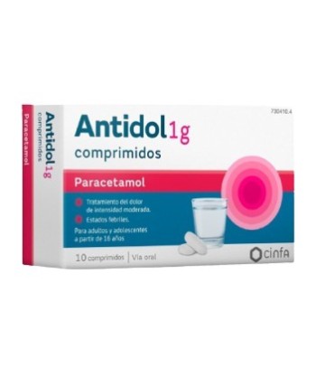 Antidol 1 g 10 Comprimidos