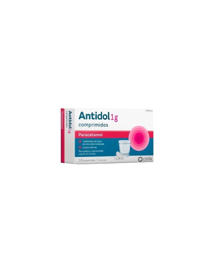 Antidol 1 g 10 Comprimidos