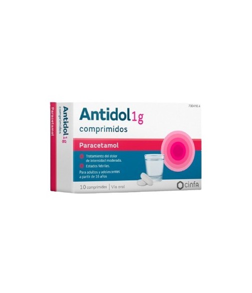 Antidol 1 g 10 Comprimidos