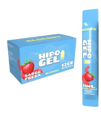 Glucody Gel Glucosa 12 gr 30 Sticks Fresa